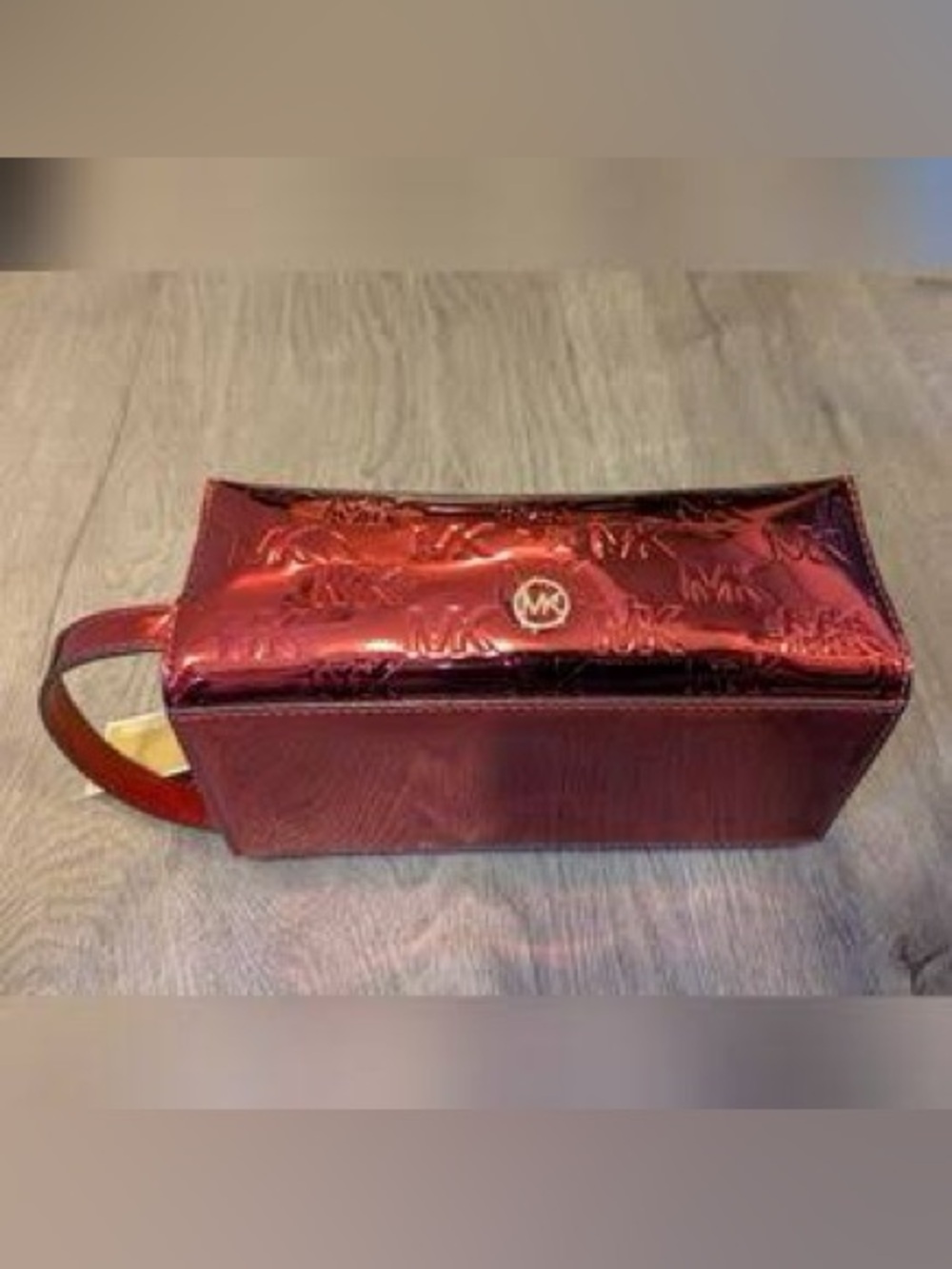 Michael Kors Cherry Red Patent Travel Case
NWT